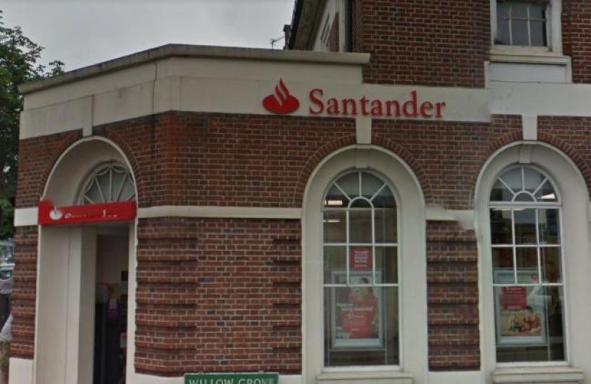 Closure of Santander’s Chislehurst branch 